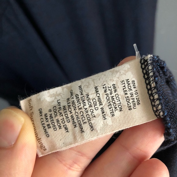 Soft Surroundings Maxi Dress Women Plus Size 2X Navy Marled Sleeveless Stretch - Picture 4 of 5